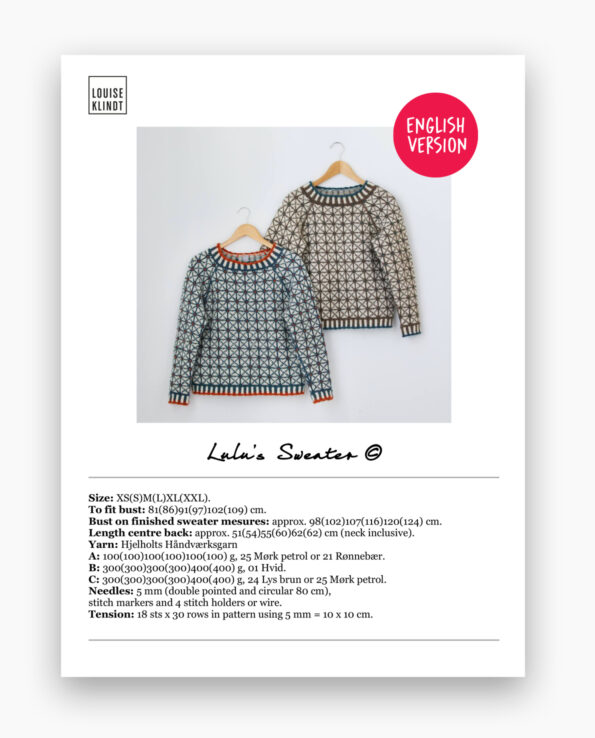 Lulu's Sweater pdf knitting pattern